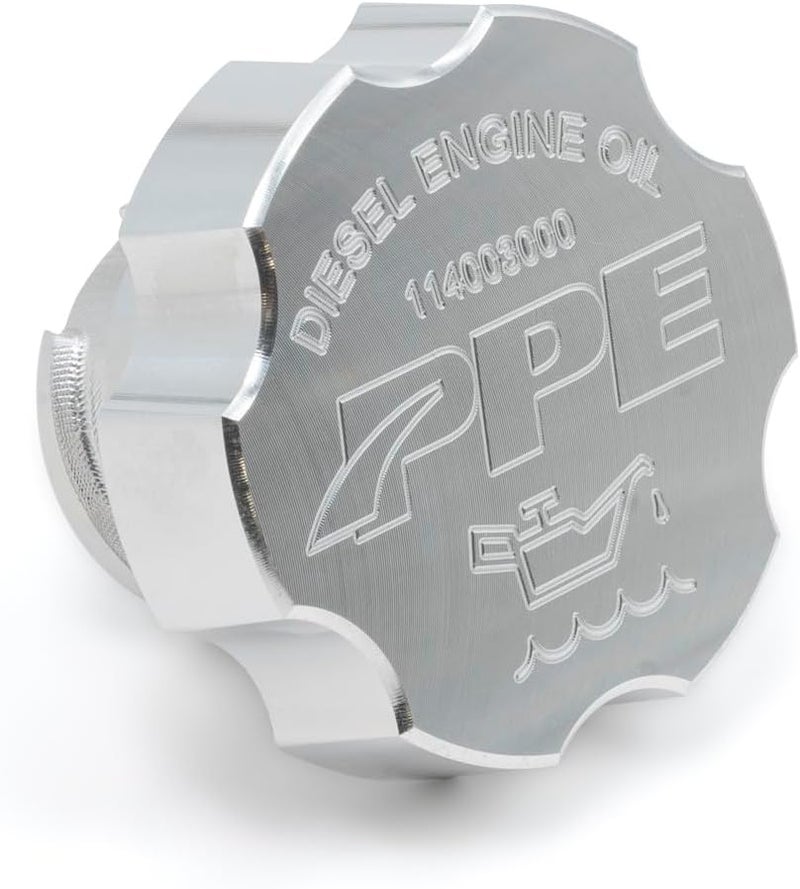 Pacific Performance Engineering PPE BILLET ALUMINUM ENGINE OIL FILLER CAP 114003000 (FITS 2001 2002 2003 2004 2005 2006 2007 2008 2009 2010 2011 2012 2013 2014 2015 2016 2017 2018 GM GMC DURAMAX 6.6L) - Image 2